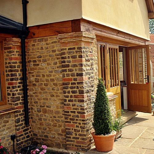 Reclaimed and Replica Bargate Walling